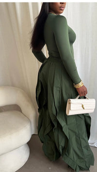 Tiered Ruffle Pants