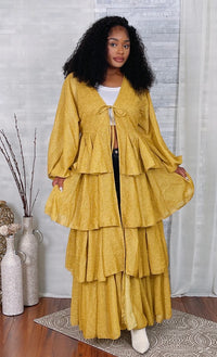 So Peplum Cardigan